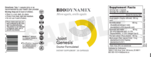 Joint Genesis supplement