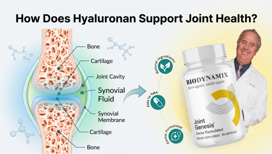 Hyaluronan and joint health